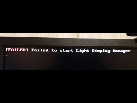 ArcoLinux : 1814 Failed to start light display manager - my own mistake 2/2