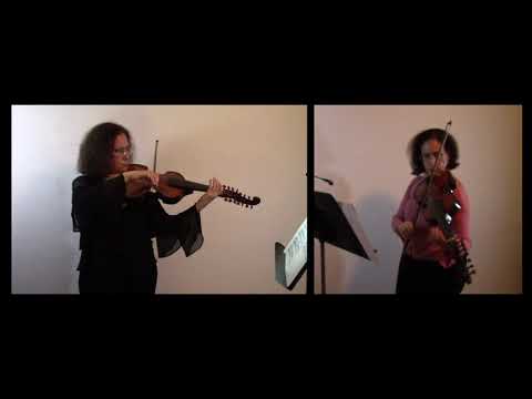 Duetto for Two Violas d'amore by Anton Huberty (attributed to)