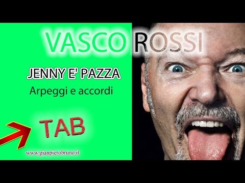 JENNY E' PAZZA VASCO ROSSI ARPEGGI chitarra acustica