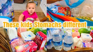 Gramdkids eating me out of house and home | Grocery haul $150 budget 