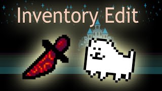 Undertale | How to Get THE LOCKET AND THE REAL KNIFE at ANY POINT (Edit Item IDs) Inventory Edit