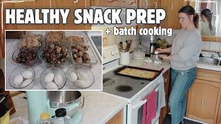 HEALTHY SNACK PREP FOR THE WEEK! | Easy grab and go family favourites