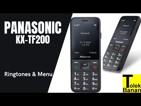 Panasonic KX-TF200 - Unboxing / Menu & Ringtones / Dzwonki - Classic Phone