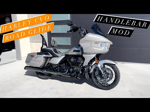 Harley CVO Road Glide Handlebar Mod - Factory 47 R Series Handlebars Install