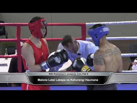 Fight 4: Malone Latai Lakepa vs Kahurangi Haumana | NJE's Promotion's Iron Fist 5 | Cambridge