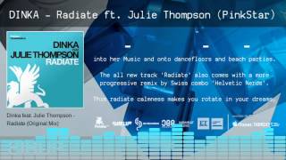 Dinka feat. Julie Thompson - Radiate [PinkStar] - Teaser - OUT NOW!!