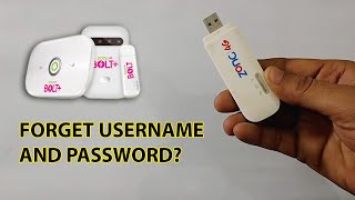 Zong Device Username and Password | How to Find Forgotten Password