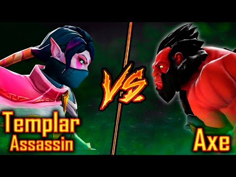 Dota 2 Templar Assassin VS Axe | 7.29d DOTA 2 Battle