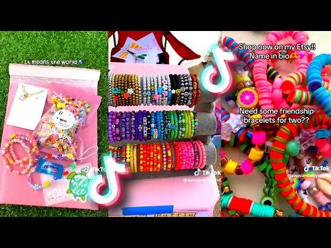 📿 Clay Bead Bracelet Making 💰 Small Business TikTok Compilation #88