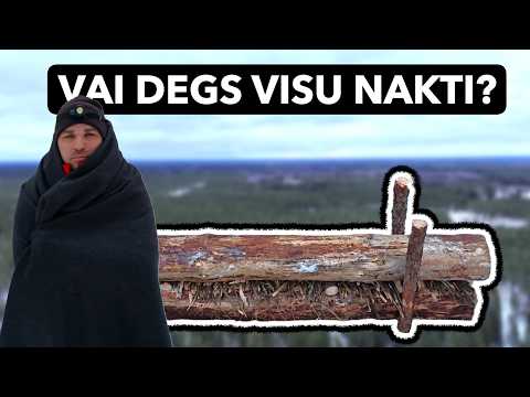 VILNAS SEGĀ PIE BAĻĶU UGUNSKURA | Sniegputenī