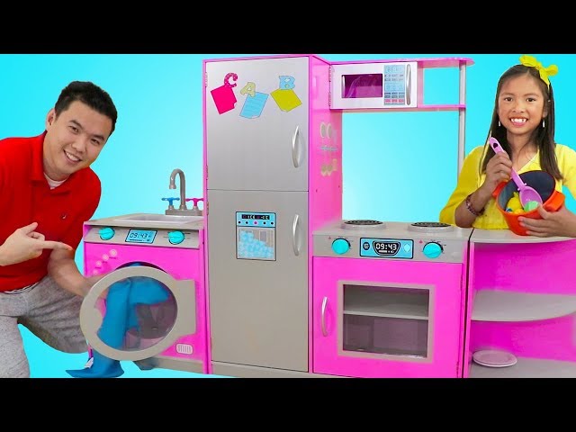 kitchen play set video