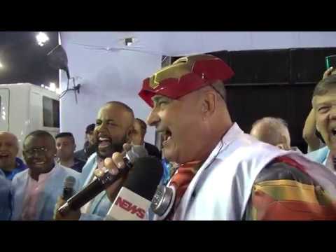 Largada do desfile 2020 da Sociedade Rosas de Ouro