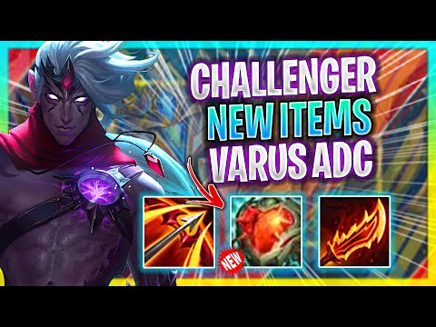 CHALLENGER IS READY TO PLAY VARUS WITH NEW ITEMS! Preseason 2023 |Challenger Plays Varus ADC vs Jhin
