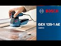 videoLIJADORA ROTORBITAL BOSCH GEX 125-1 AE 250W 13875H