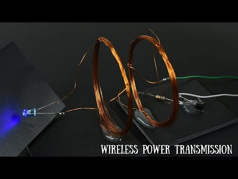 How to Make Wireless Power Transmission | Tesla Coil at home - Wireless Energy Transmission DIY