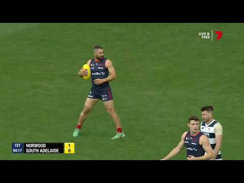 SANFL Finals Snapshot - Norwood's Paul Puopolo tackles & goals