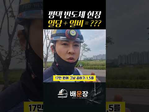 고덕 삼성 반도체 현장 단가에 일비 포함 VS 일비 별도 비교