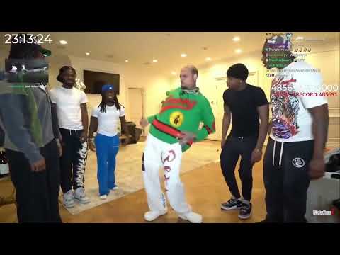 Chris Brown and Kai cenat dance battle💀