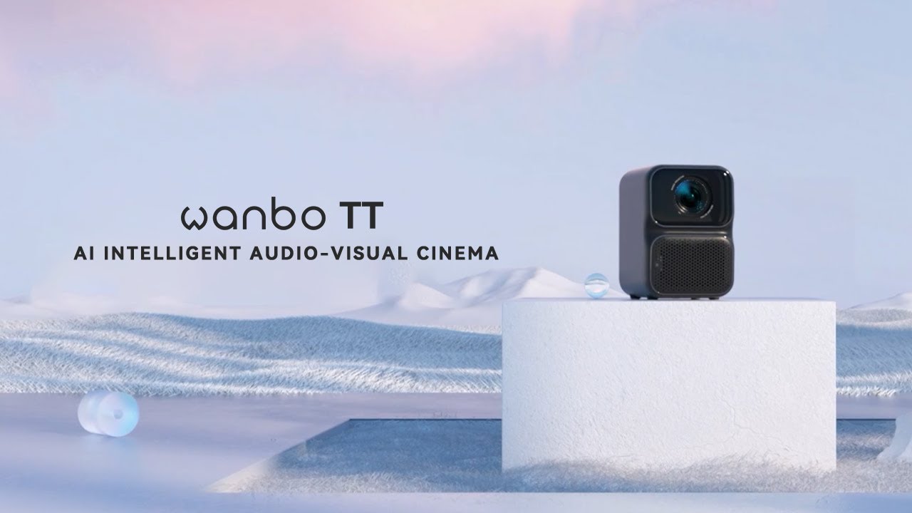 Wanbo TT Compact Projector - Full HD 1080P & Dolby Audio