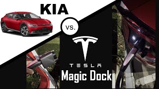 Tesla Magic Dock vs. KIA EV6