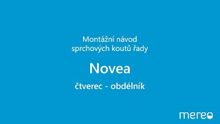 MEREO Sprchový kout, Novea, obdélník, 120x90 cm, chrom ALU, sklo Čiré (CK10415ZVR)