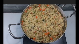 Vegetable Pulao Recipe I Simple Veg PulaoI Make it or bake it with Kristeen