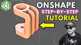 Onshape Best Tutorial for Beginners / Intermediate Students - Thin Feature, Shell, Ribs