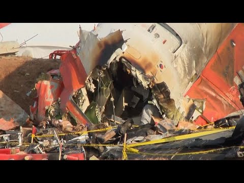 Video Thumbnail: Inspection of South Korean plane crash site continues