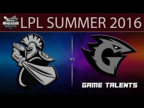 [LoL Highlights] NB vs GT Game 2 | LPL Summer 2016 (03.06.2016) - Newbee vs Game Talents
