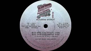 Roxanne Shanté - Bite This ( Pop Art Records 1985 )
