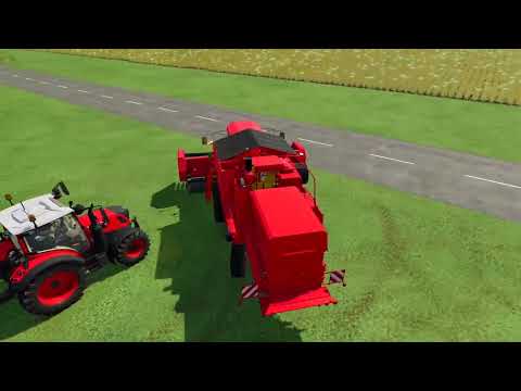 Harvesting and Load Sunflower with TRACTORS #2 - Farming Simulator 22