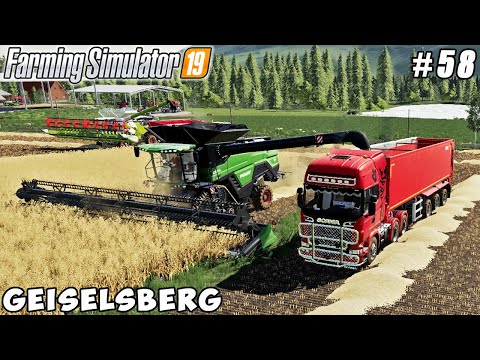 Building feed mixer, harvesting oats, processing straw | Geiselsberg Farm | FS 19 | Timelapse #58