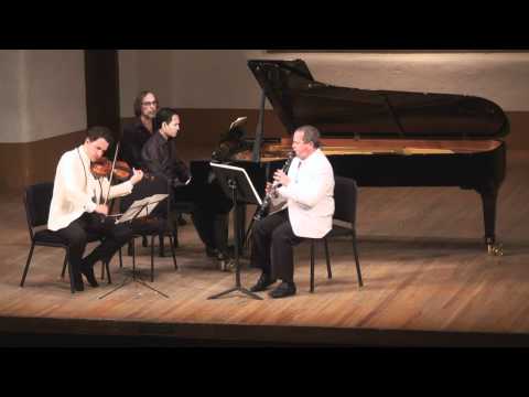 Bartók Contrasts for Clarinet, Violin & Piano - 2nd mvt. | T. Levy, G. Schmidt, V. Asuncion