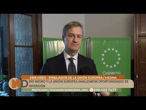 Río Negro y la unión Europea analizaron oportunidades de inversión