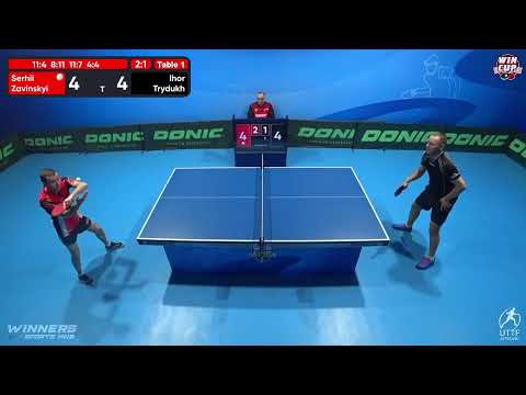 09:00 Serhii Zavinskyi 3-1 Ihor Trydukh West 1 WIN CUP 28.11.2022 | TABLE TENNIS WINCUP