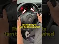 The Right Way To Turn The Steering Wheel Car