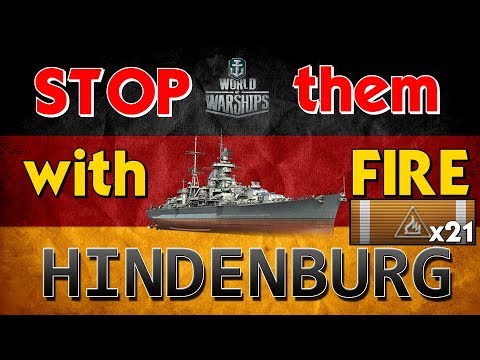 STOP the ENEMY - Hindenburg 330k DMG - World of Warships