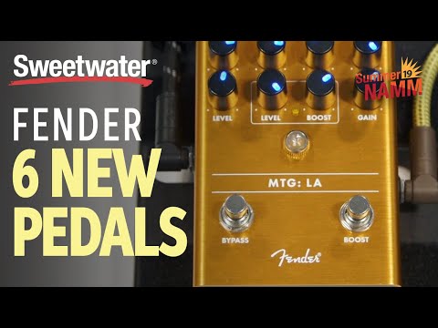 6 New Fender Pedals at Summer NAMM 2019
