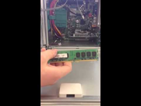 Viktor och Simon byter RAM-minnen