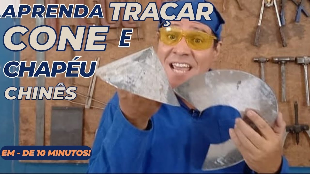 ✅Como traçar um  cone e chapéu chinês. [ATUALIZADO]