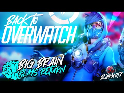 THE RETURN TO OVERWATCH | TRACER BIG BRAIN PLAYS 🔫