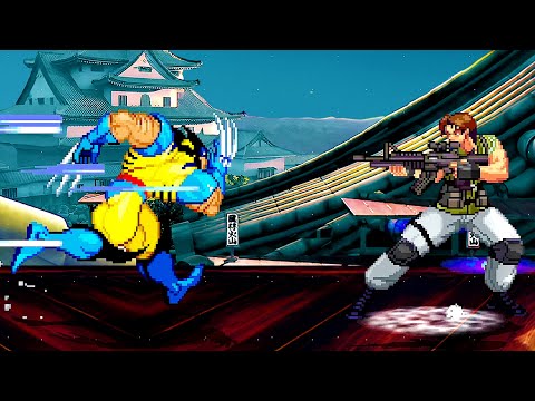 WOLVERINE vs CARLOS (Resident Evil) : The Ultimate High-Level SUPER Fight!