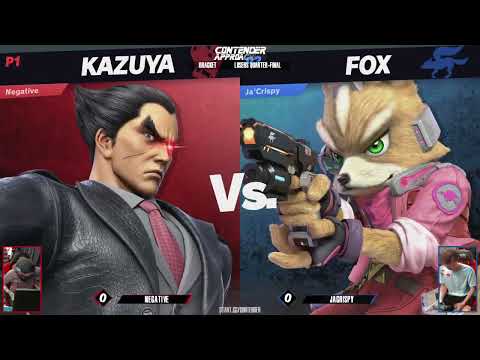 CA 76 - Negative (Kazuya) Vs. Ja'Crispy (Wolf, Fox) - Losers Quarters - SSBU