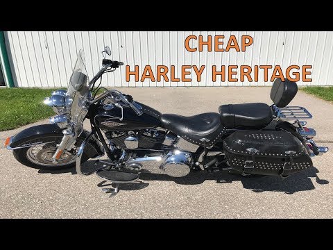 I bought a cheap 10-year old Harley Davidson Heritage Softail FLSTC