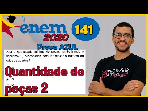 Question 141 | Blue Exam ENEM 2020 | Math Answer Key | Number of digits: 2