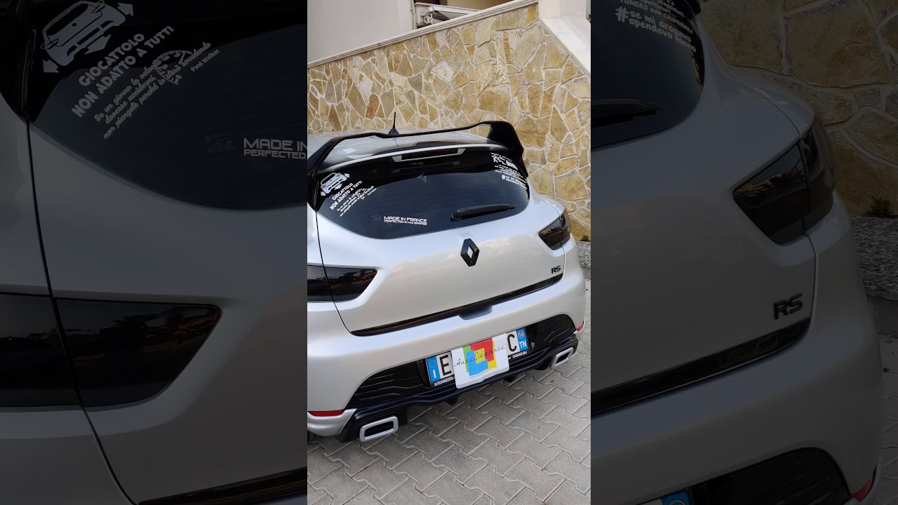 Watch Becquet Clio 4 Rs Now Renault clio 4 spoiler diffusore look RS installation