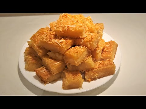 How To Make Fijian-Cassava Cake (Sweet Dish)