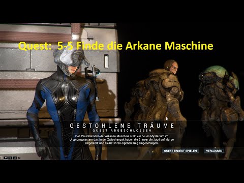 Warframe  Questreihe : GESTOHLENE TRÄUME 5-5 Finde die Arkane Maschine (Deutsch)