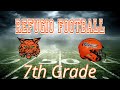 7th Grade Football:  Edna Vs Refugio