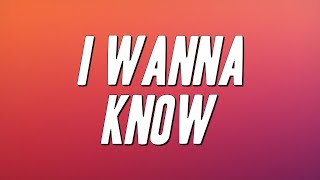 Joe - I Wanna Know (Lyrics)